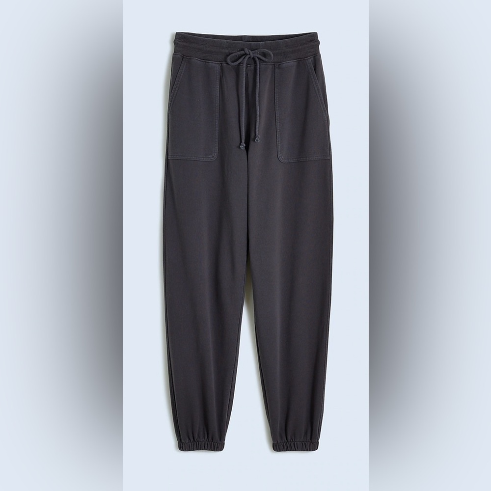 New Madewell Terry Classic Drawstring Joggers - Picture 1 of 3